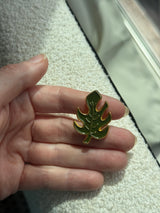 Monstera Enamel Pin