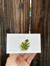 Monstera Enamel Pin